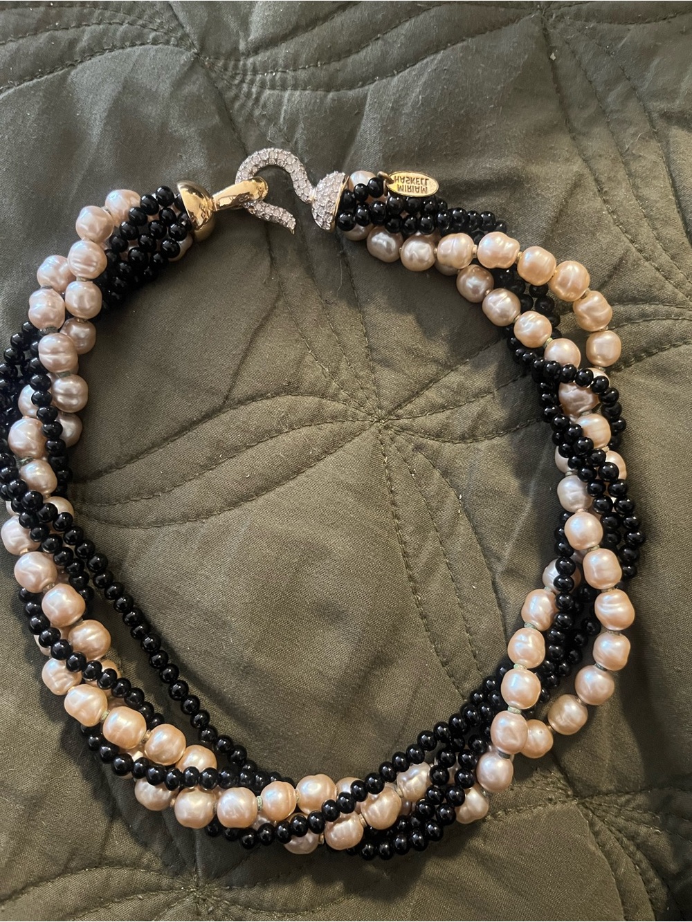 “Midnight Pearl Cascade by Miriam Haskell